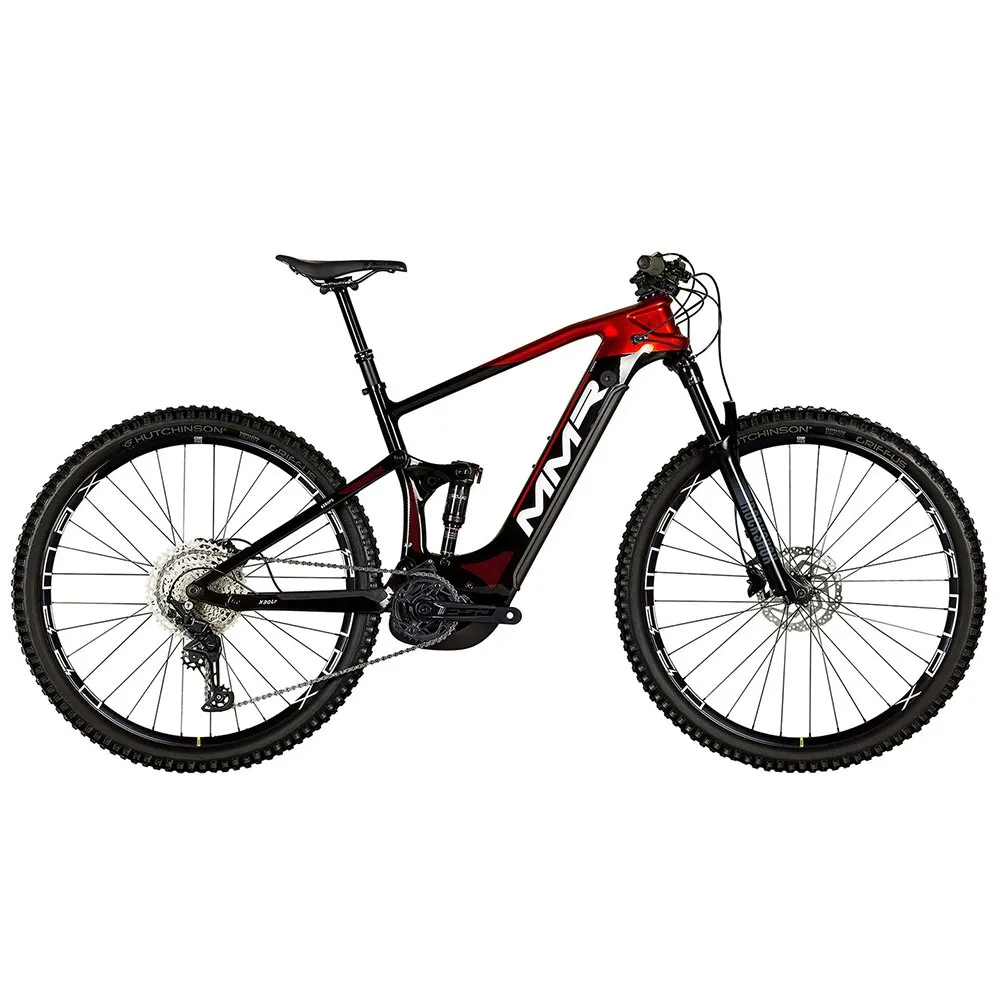 MMR X-bolt 120 30 29´´ Deore 2022 Elektrische Mountainbike, Black / chrome red, L, 625Wh