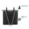 Mobilis Double Luggage Carrier Fahrradtaschen 30l, Black, One Size