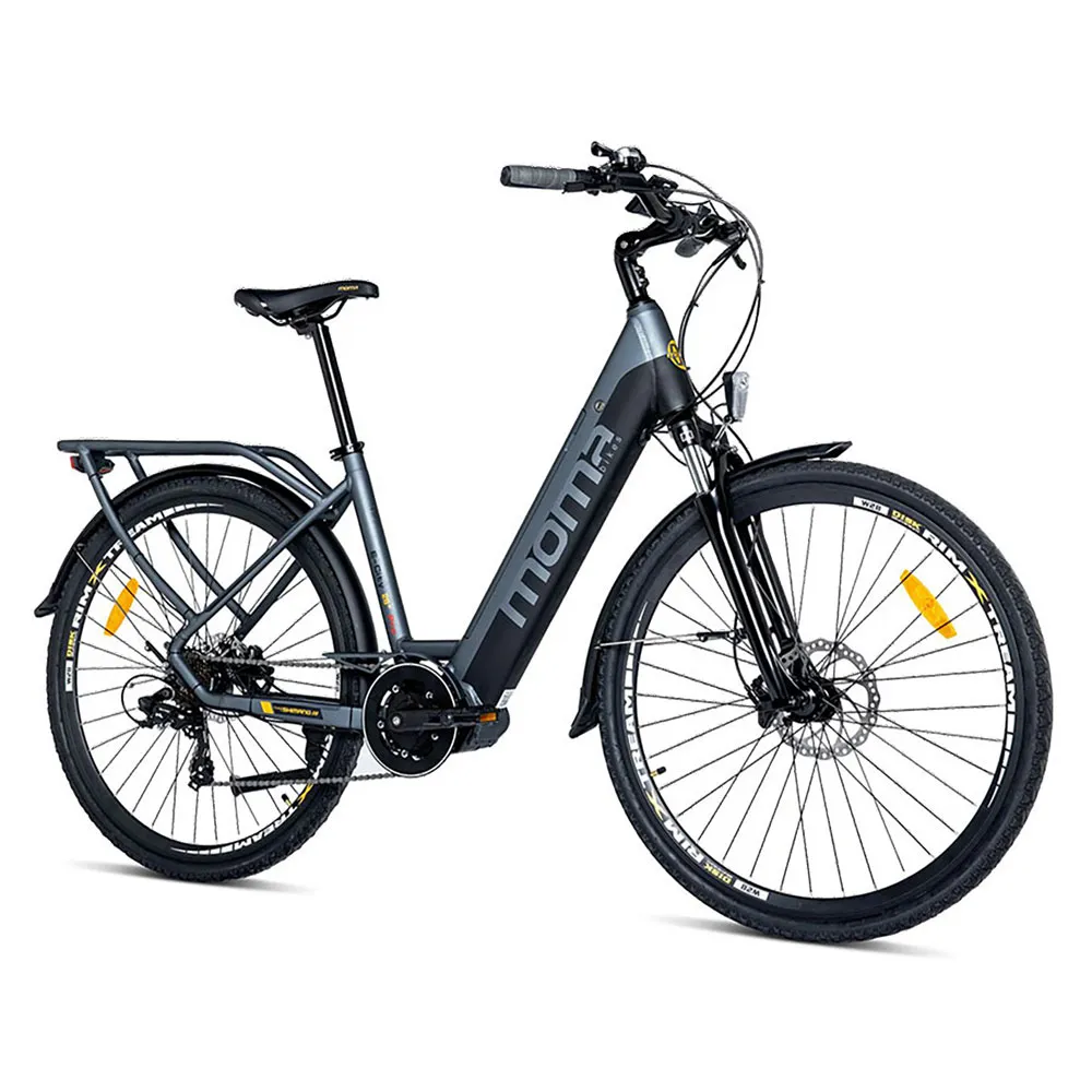 Momabikes 28´´ Pro Central Motor Rd-ty3000 2023 Elektrofahrrad, Black / grey, One Size Momabikes 28´´ Pro Central Motor Rd-ty3000 2023 Elektrofahrrad, Black / grey, One Size