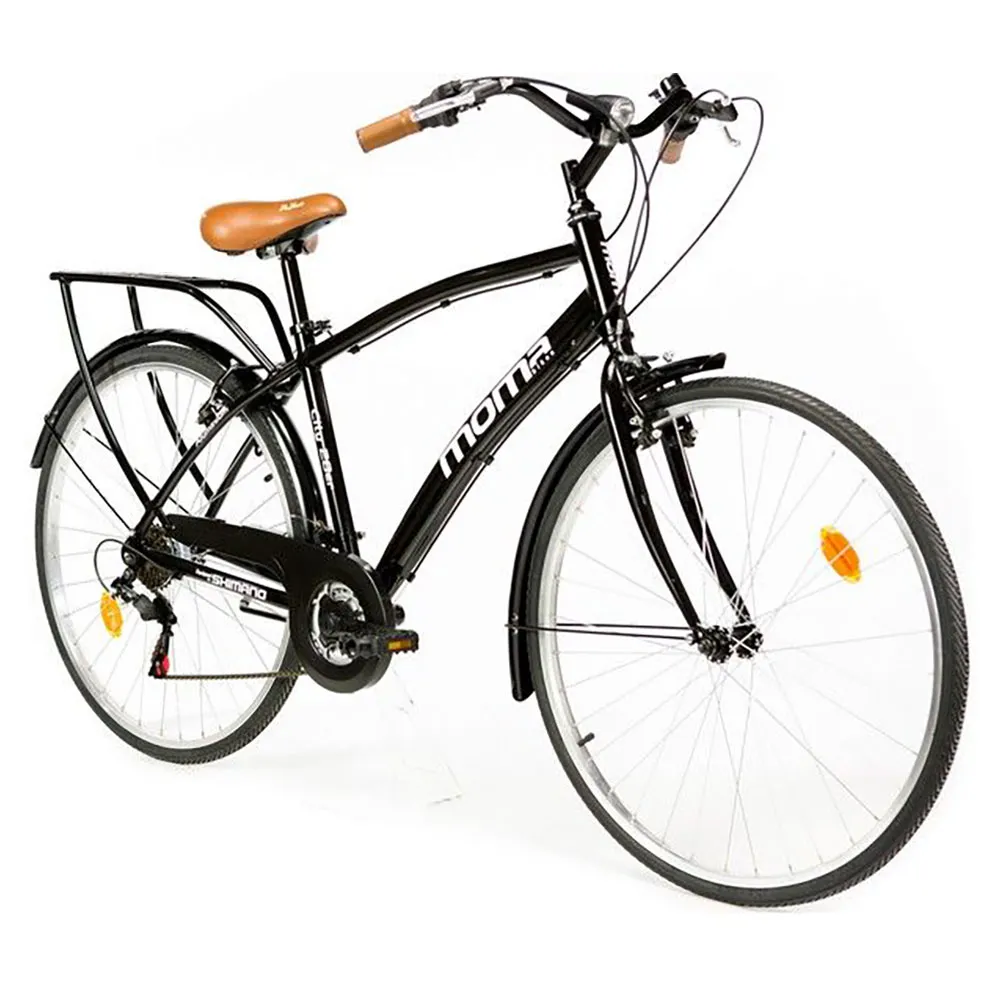 Momabikes City 28´´ Tz-500 Fahrrad, Black, One Size