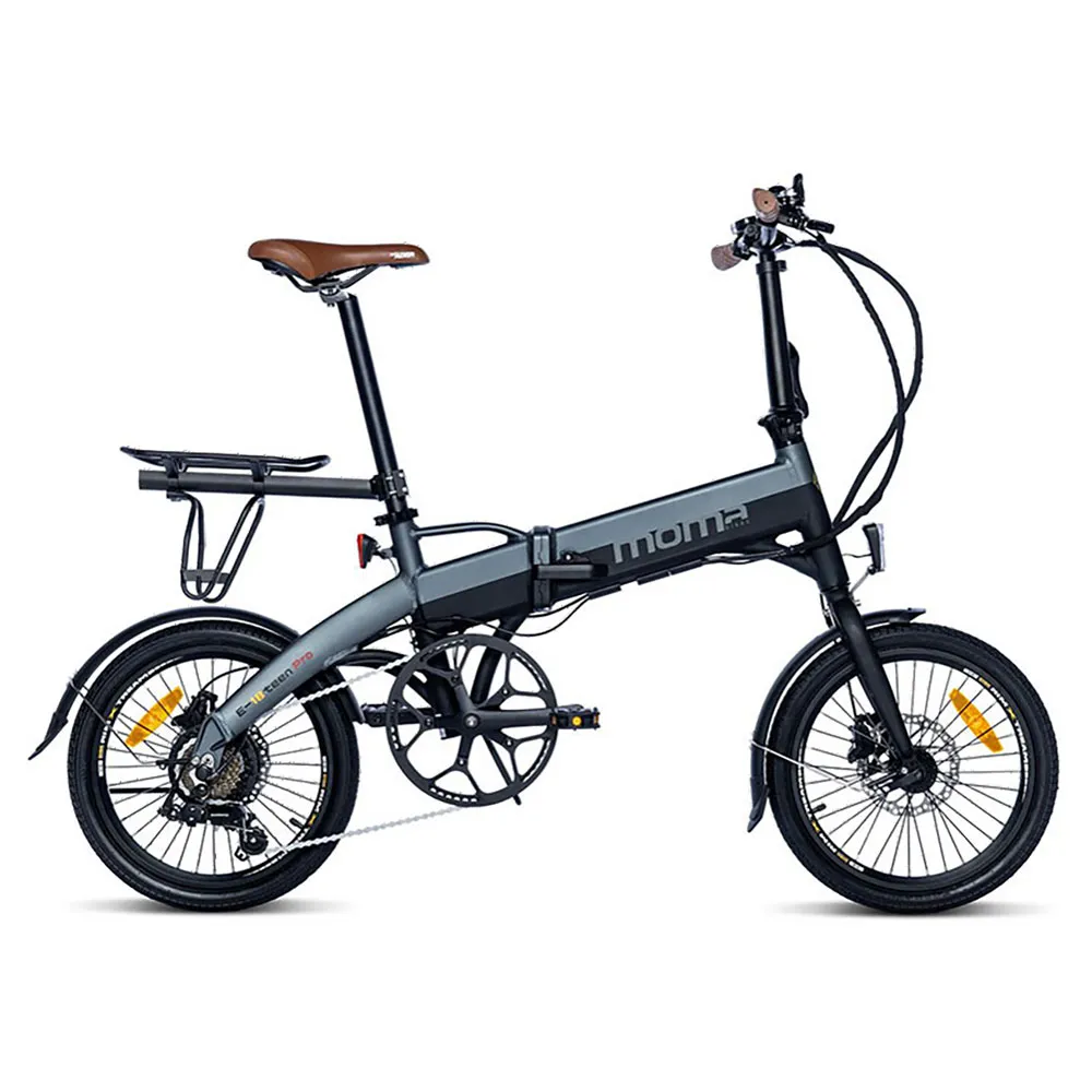 Momabikes E-18teen Pro Rd-ft35a 2024 Faltbares Elektrofahrrad, Black / grey, One Size, 324Wh
