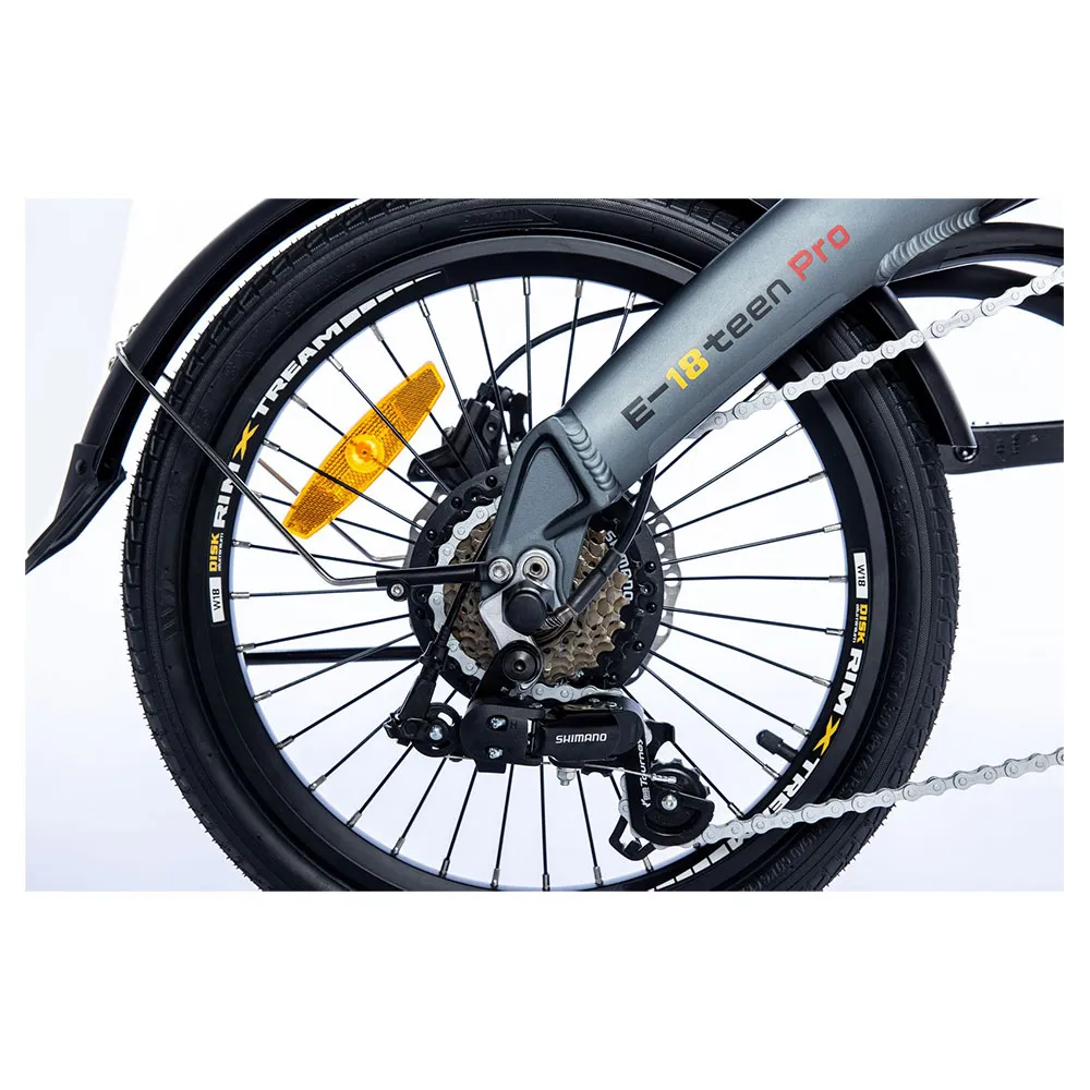 Momabikes E-18teen Pro Rd-ft35a 2024 Faltbares Elektrofahrrad, Black / grey, One Size, 324Wh