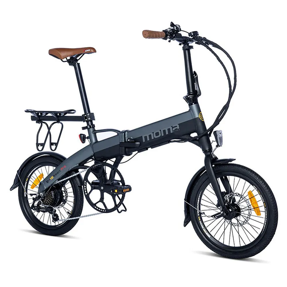 Momabikes E-18teen Pro Rd-ft35a 2024 Faltbares Elektrofahrrad, Black / grey, One Size, 324Wh