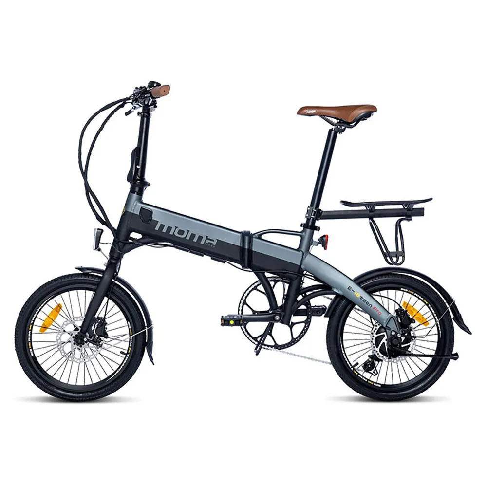 Momabikes E-18teen Pro Rd-ft35a 2024 Faltbares Elektrofahrrad, Black / grey, One Size, 324Wh