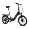 Momabikes E-20 Pro Faltbares Elektrofahrrad, Grey / black, One Size, 624Wh