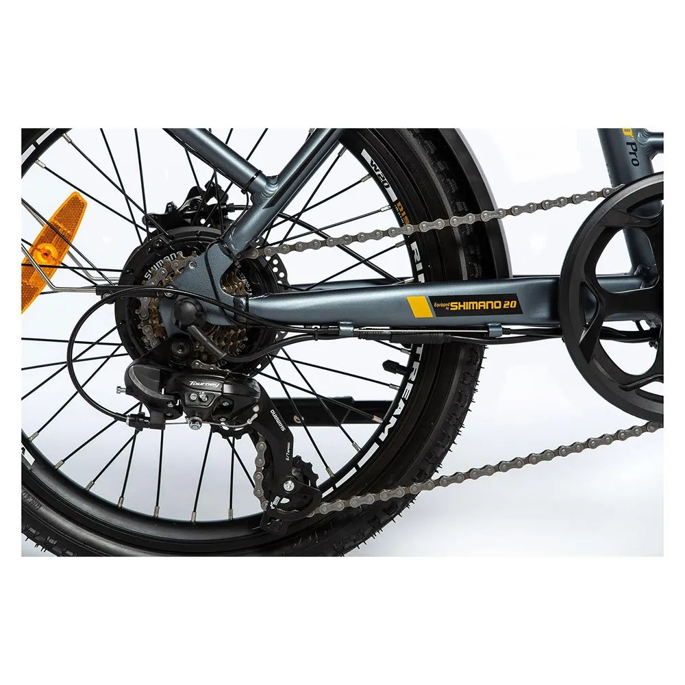 Momabikes E-20 Pro Faltbares Elektrofahrrad, Grey / black, One Size, 624Wh Momabikes E-20 Pro Faltbares Elektrofahrrad, Grey / black, One Size, 624Wh