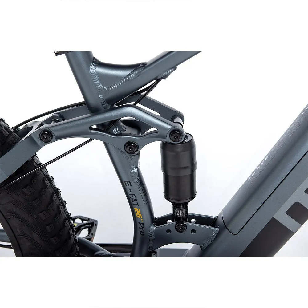 Momabikes Fatbike Pro 26´´ Elektrische Mountainbike, Grey / black, One Size, 624Wh Momabikes Fatbike Pro 26´´ Elektrische Mountainbike, Grey / black, One Size, 624Wh