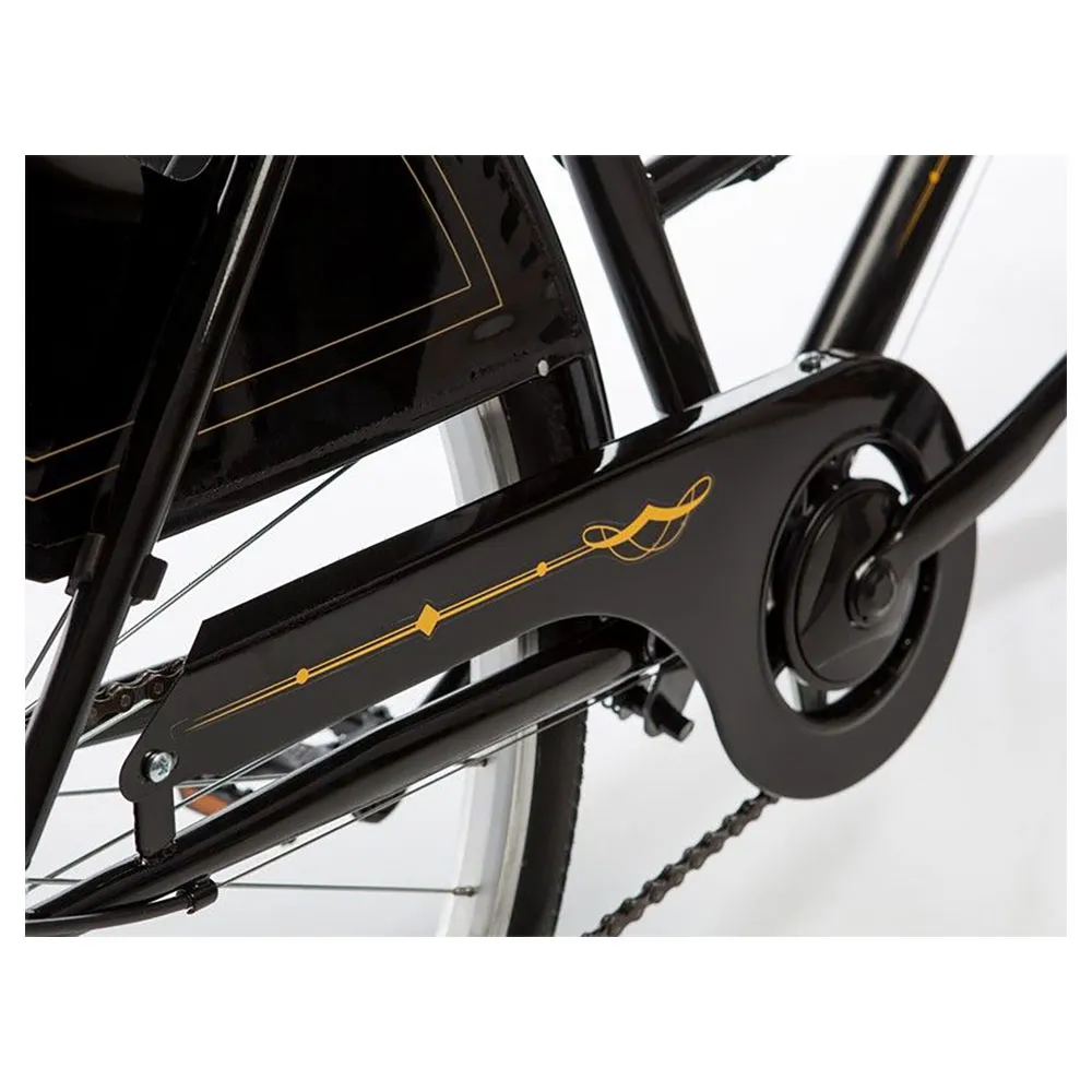Momabikes Holanda 28´´ Tz-500 Fahrrad, Black / yellow, One Size