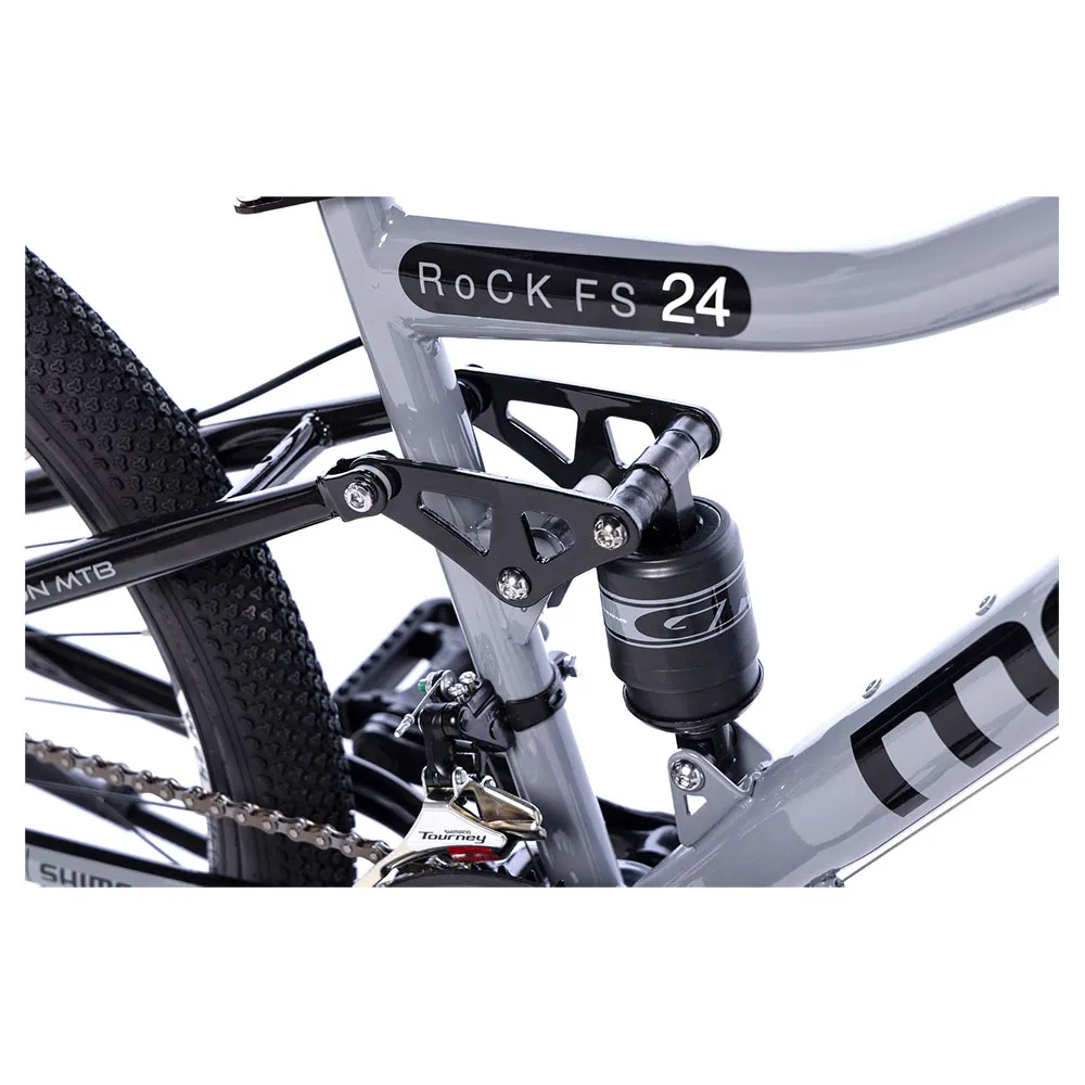 Momabikes Rock Fs 24´´ Ty-300 2025 Mountainbike, Grey, One Size