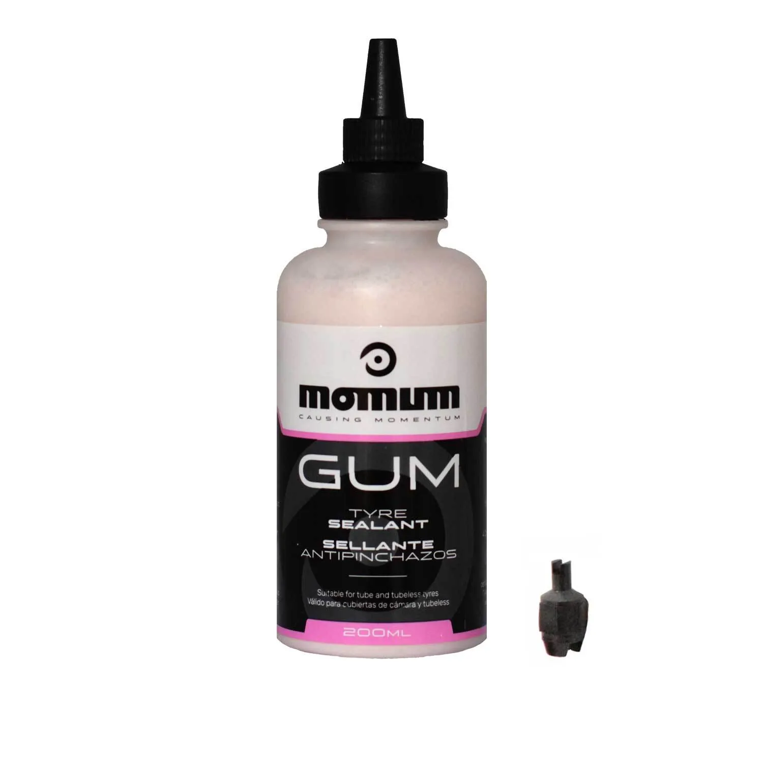 Momum Vorbeugende Flüssigkeit gegen Reifenpannen Gum Unisex, rosa, 200ml Momum Vorbeugende Flüssigkeit gegen Reifenpannen Gum Unisex, rosa, 200ml