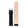 Mondaine Extra Long 22 Mm 22 Mm Gurt, Black
