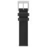 Mondaine Genuine Leather Schnellverschlussgurt, Black