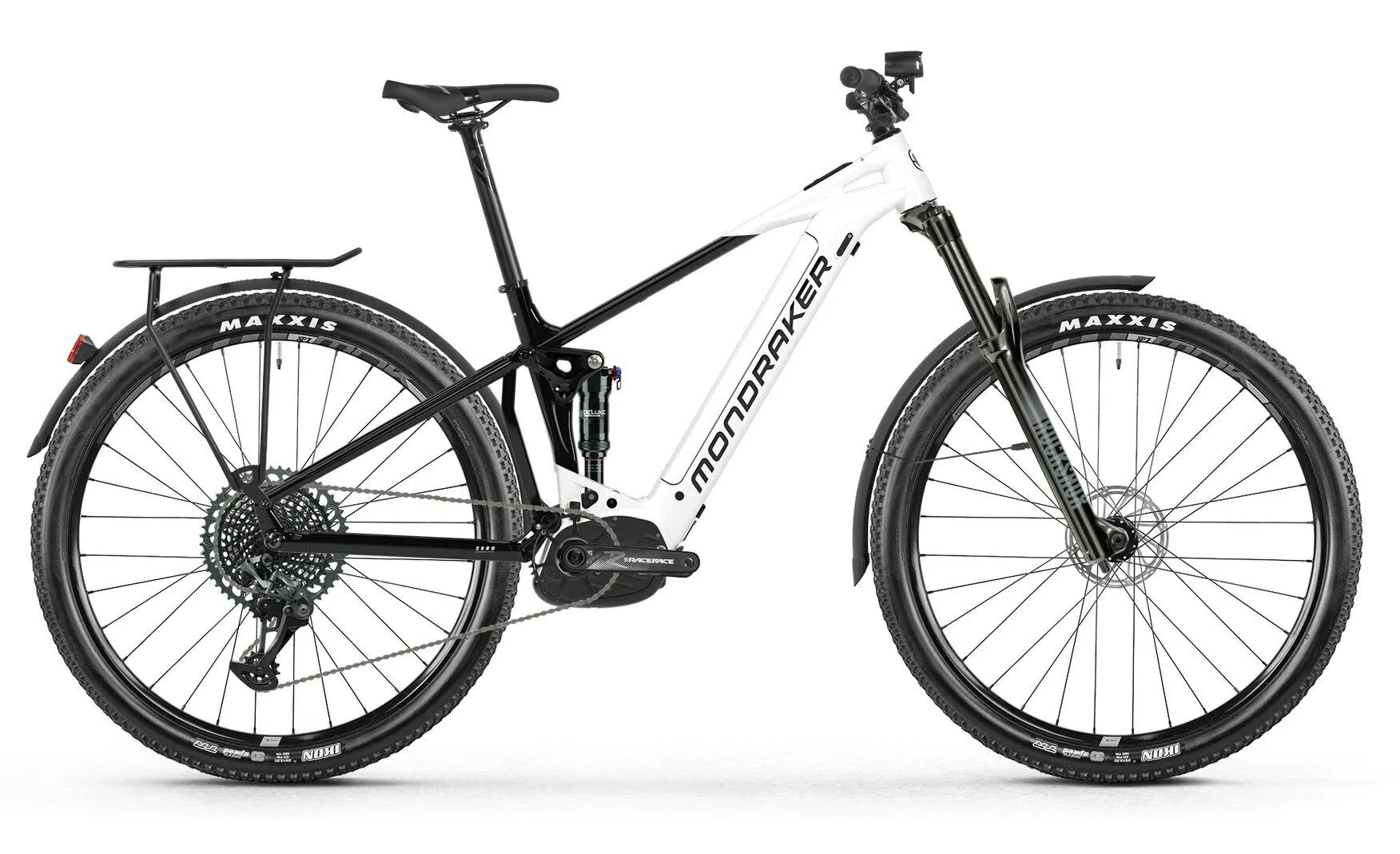 Mondraker CHASER X Crystal White 29" 625 Wh Diamant, Weiß, S Mondraker CHASER X Crystal White 29" 625 Wh Diamant, Weiß, S