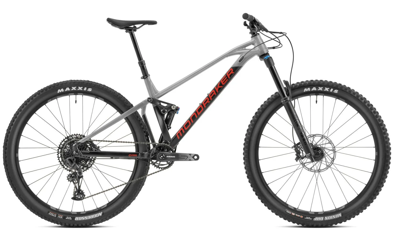 Mondraker FOXY Black-Nimbus Grey-Flame Red 29" Diamant, Grau, XL