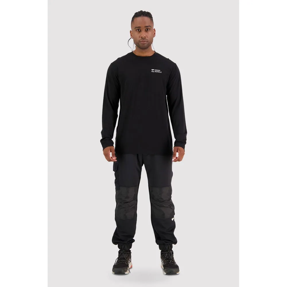 Mons Royale Icon Langarm-t-shirt, Black, XL Mons Royale Icon Langarm-t-shirt, Black, XL