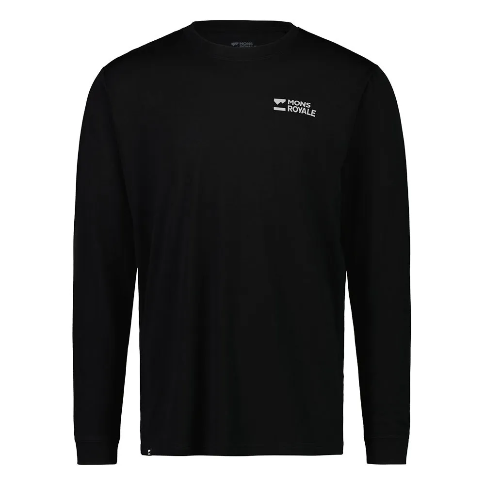 Mons Royale Icon Langarm-t-shirt, Black, XL Mons Royale Icon Langarm-t-shirt, Black, XL