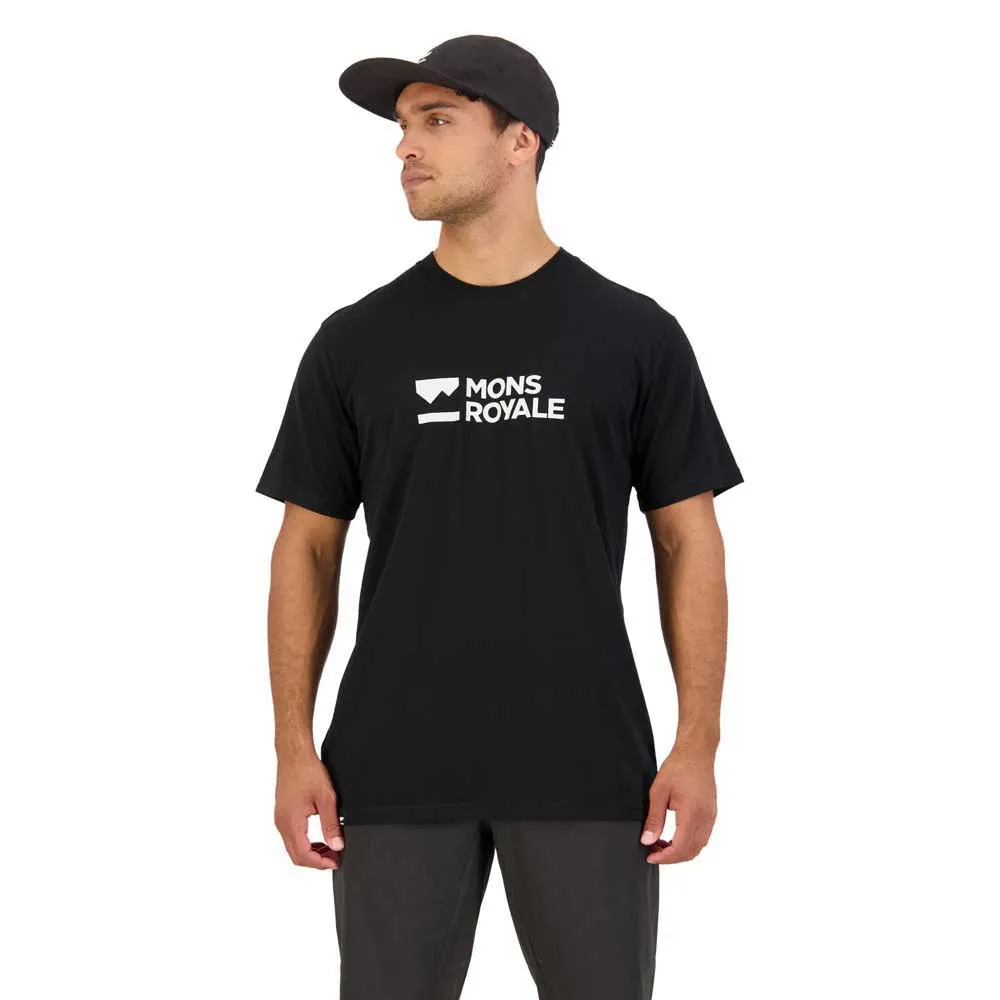 Mons Royale Icon Merino Air-con Kurzarm Enduro Trikot, Black / black, S Mons Royale Icon Merino Air-con Kurzarm Enduro Trikot, Black / black, S