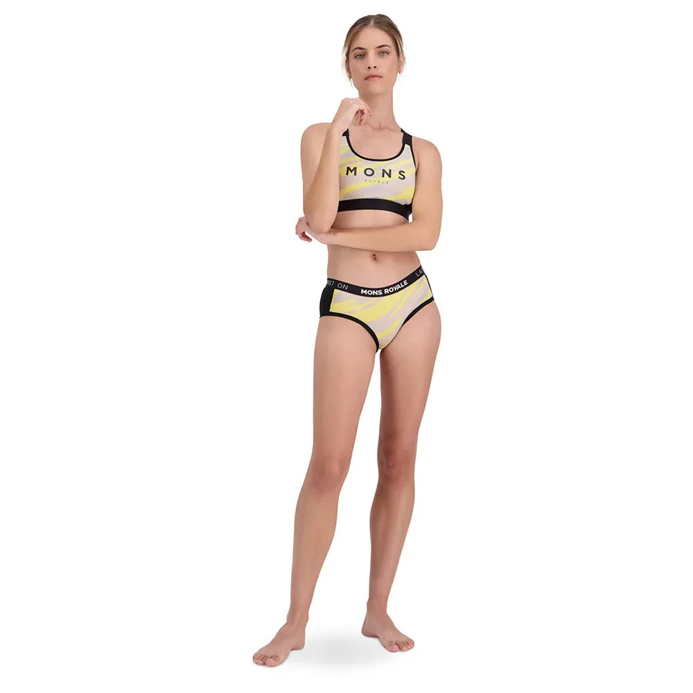Mons Royale Sylvia Boyleg Slip, Limelight camo / black Mons Royale Sylvia Boyleg Slip, Limelight camo / black