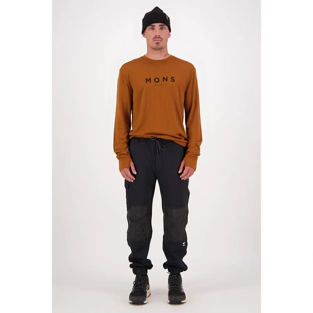 Mons Royale Yotei Classic Langarm-t-shirt, Copper, L Mons Royale Yotei Classic Langarm-t-shirt, Copper, L