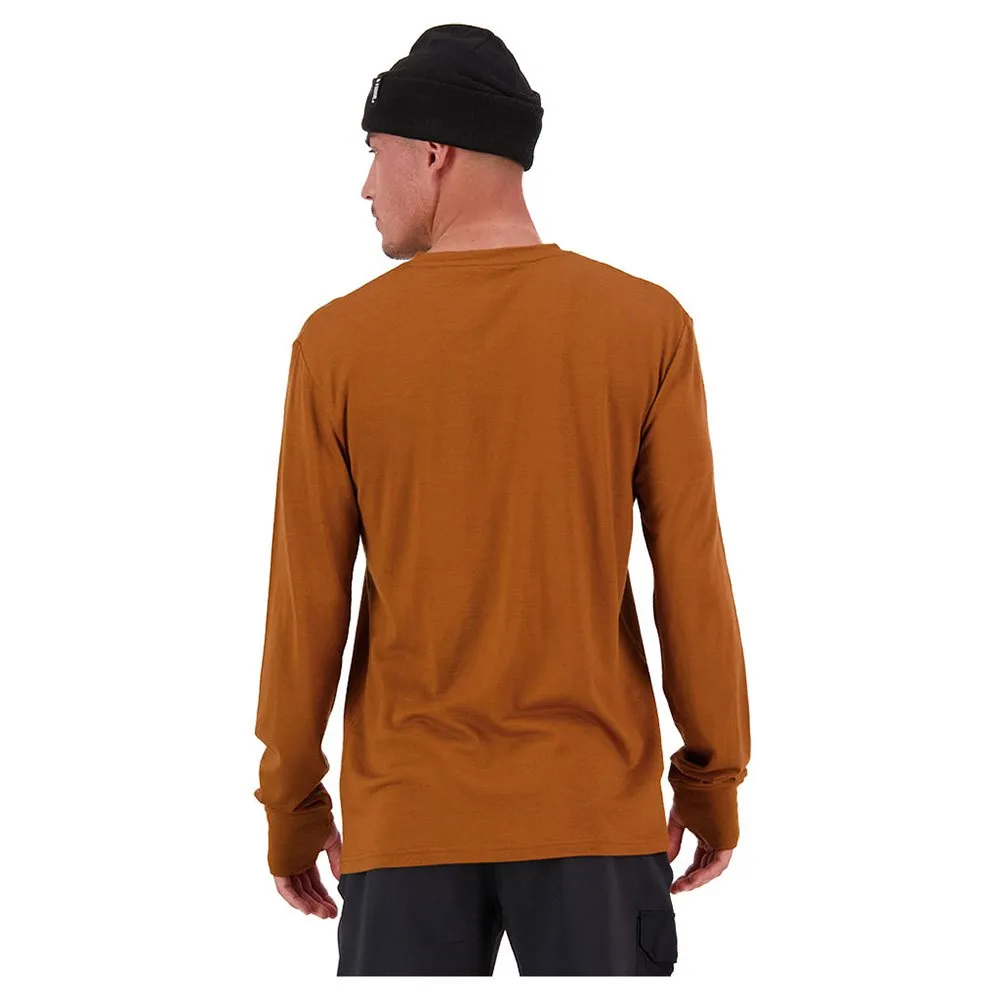 Mons Royale Yotei Classic Langarm-t-shirt, Copper, L Mons Royale Yotei Classic Langarm-t-shirt, Copper, L