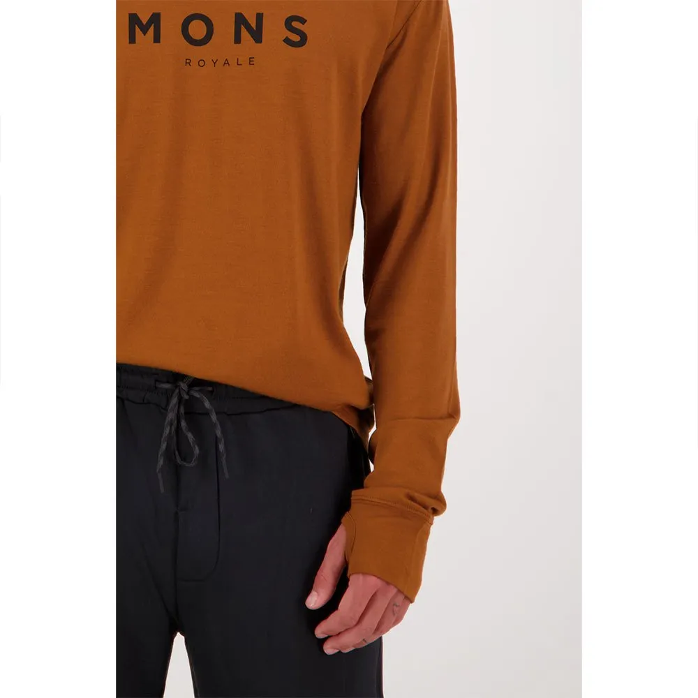 Mons Royale Yotei Classic Langarm-t-shirt, Copper, L Mons Royale Yotei Classic Langarm-t-shirt, Copper, L