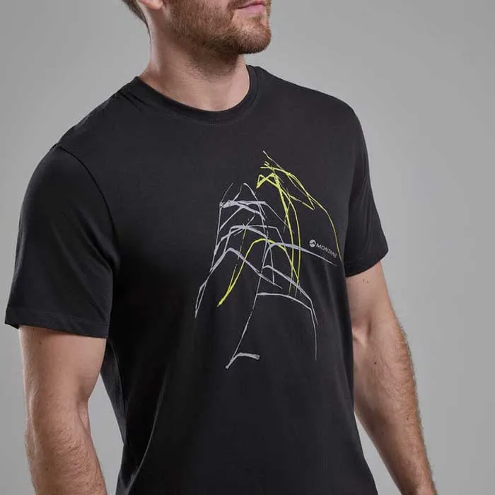 Montane Abstract Mountain Kurzarm-t-shirt