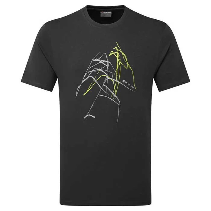 Montane Abstract Mountain Kurzarm-t-shirt