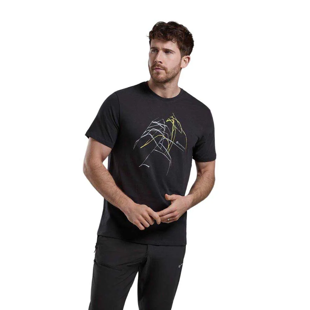 Montane Abstract Mountain Kurzarm-t-shirt