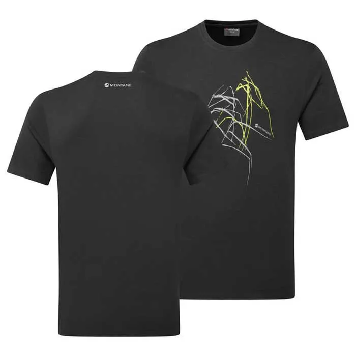 Montane Abstract Mountain Kurzarm-t-shirt