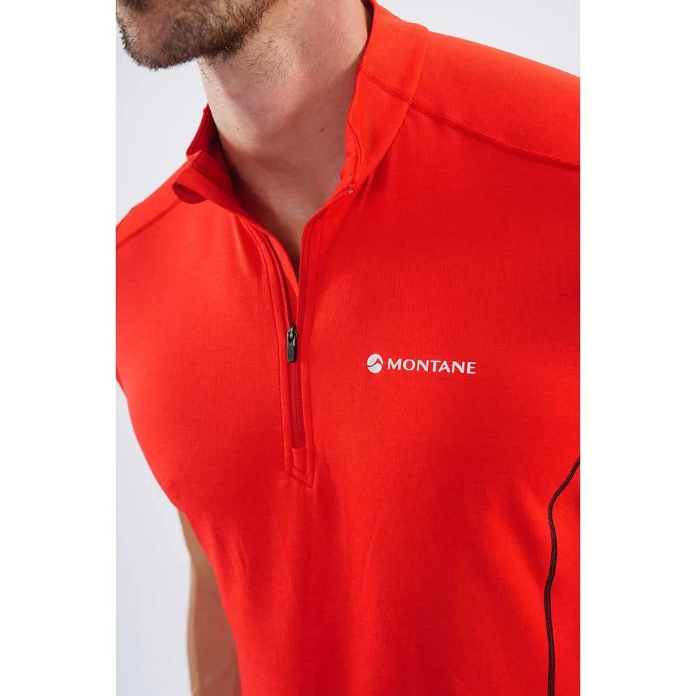 Montane Dart Zip Kurzarm-t-shirt