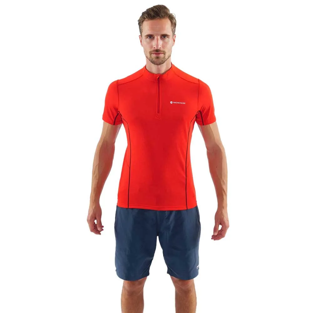 Montane Dart Zip Kurzarm-t-shirt