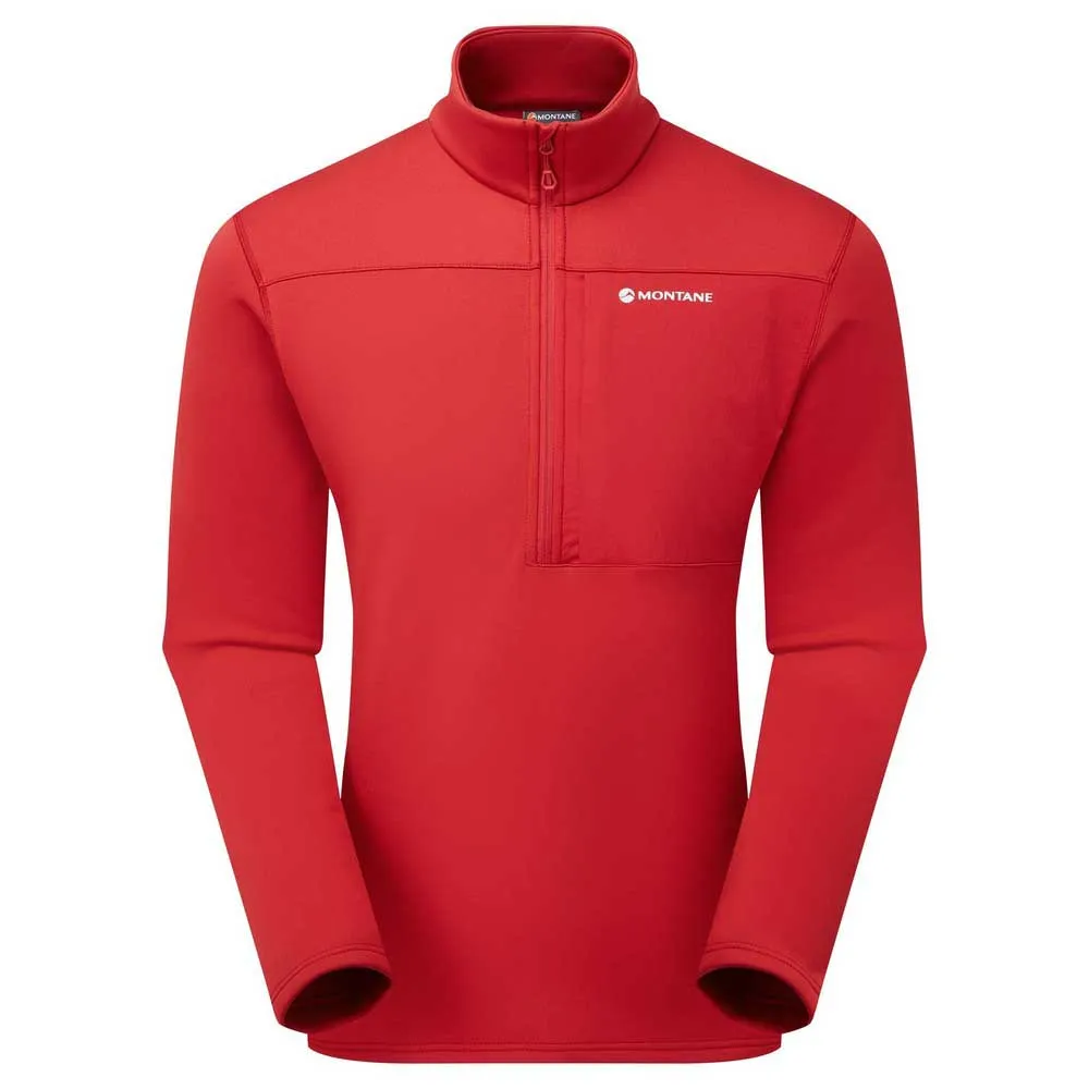 Montane Fury Xt Halbreißverschluss-sweatshirt, Acer red Montane Fury Xt Halbreißverschluss-sweatshirt, Acer red