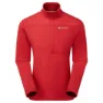 Montane Fury Xt Halbreißverschluss-sweatshirt, Acer red