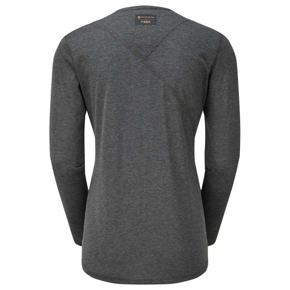 Montane Mono Langarm-t-shirt, Charcoal Montane Mono Langarm-t-shirt, Charcoal