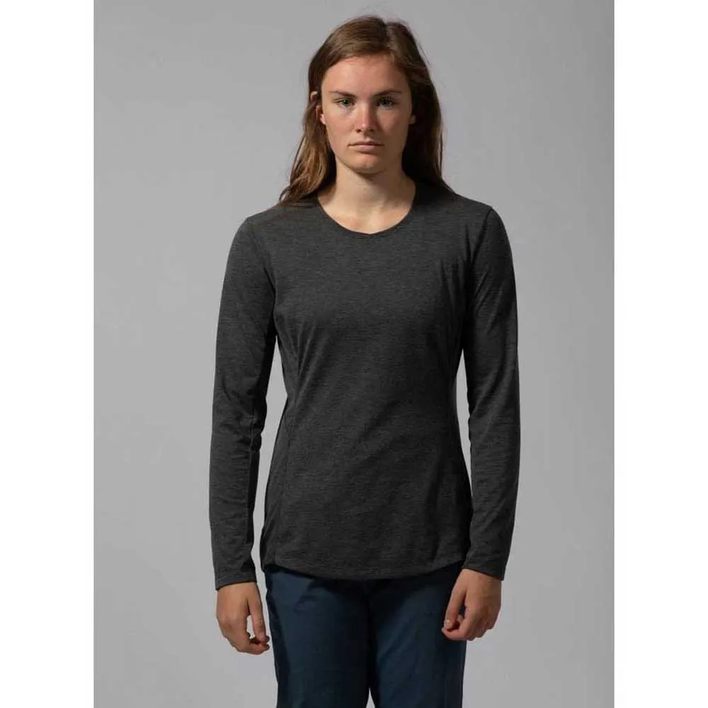 Montane Mono Langarm-t-shirt, Charcoal Montane Mono Langarm-t-shirt, Charcoal