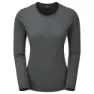 Montane Mono Langarm-t-shirt, Charcoal