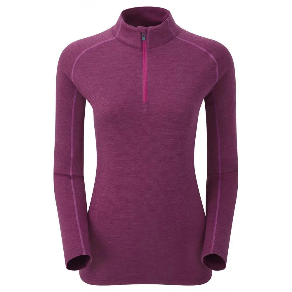 Montane Primino 220 Langarm-t-shirt, Dahlia