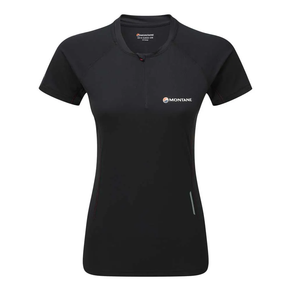 Montane Snap Kurzarm-t-shirt, Black