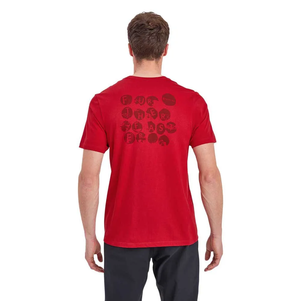 Montane Transpose Kurzarm-t-shirt, Acer red