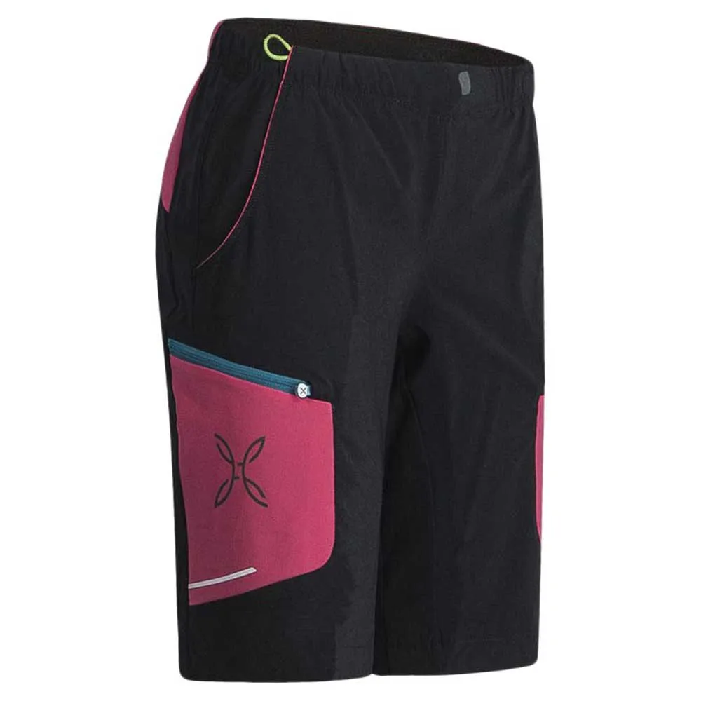 Montura Brick Kurze Hose, Black / pink sugar