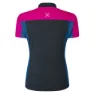 Montura Mountain Zip Kurzarm-t-shirt, Anthracite / intense violet