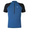 Montura Neverland Zip Kurzarm-t-shirt, Deep blue