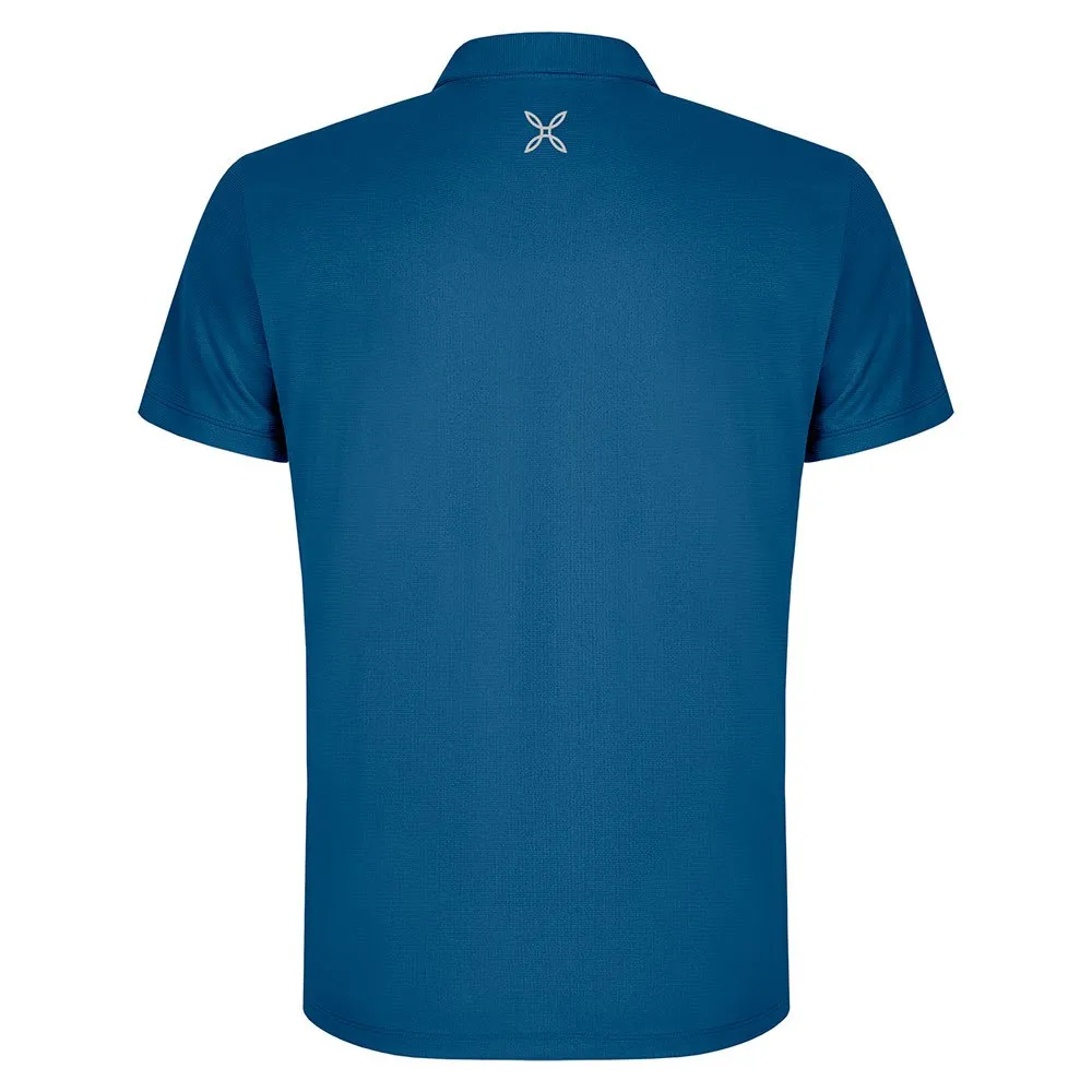 Montura Outdoor Zip Kurzarm-poloshirt, Deep blue Montura Outdoor Zip Kurzarm-poloshirt, Deep blue