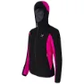 Montura Premium Wind Kapuzenfleece, Black / intense violet