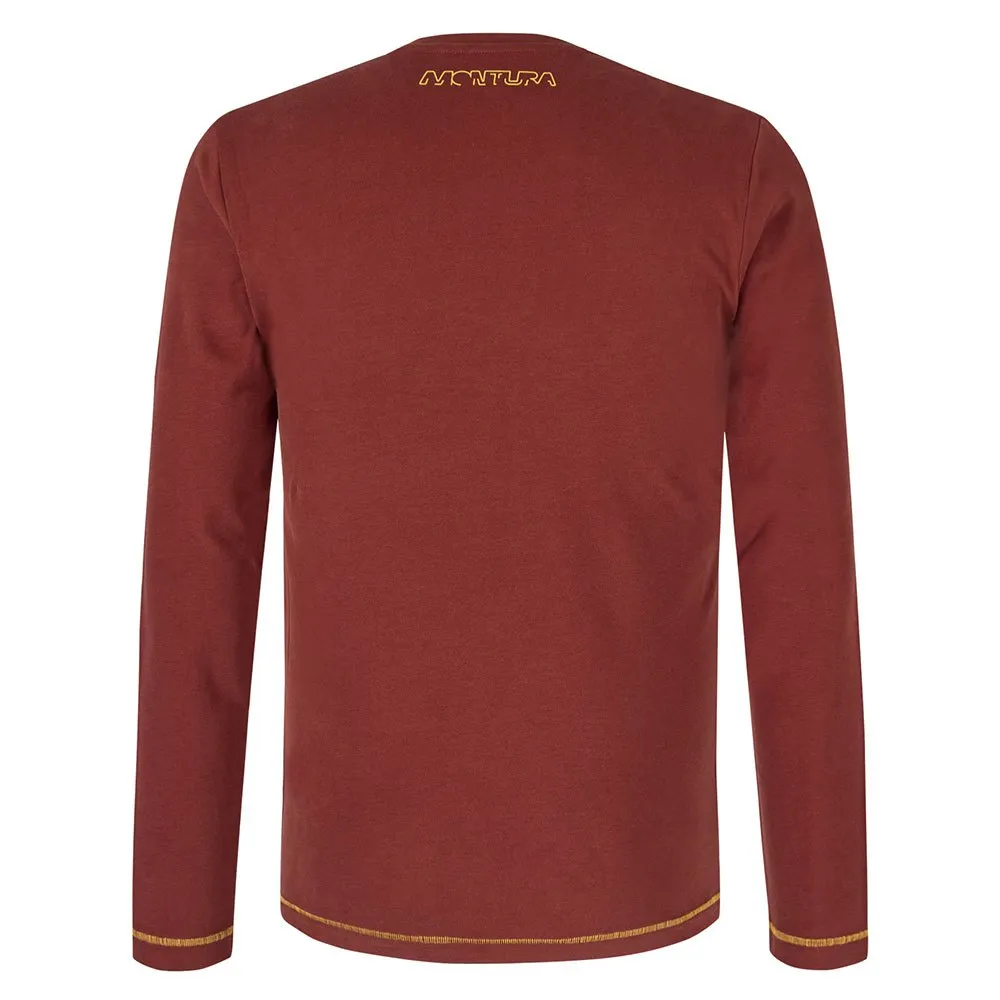 Montura Sporty 2 Langarm-t-shirt, Tobacco / warm gold