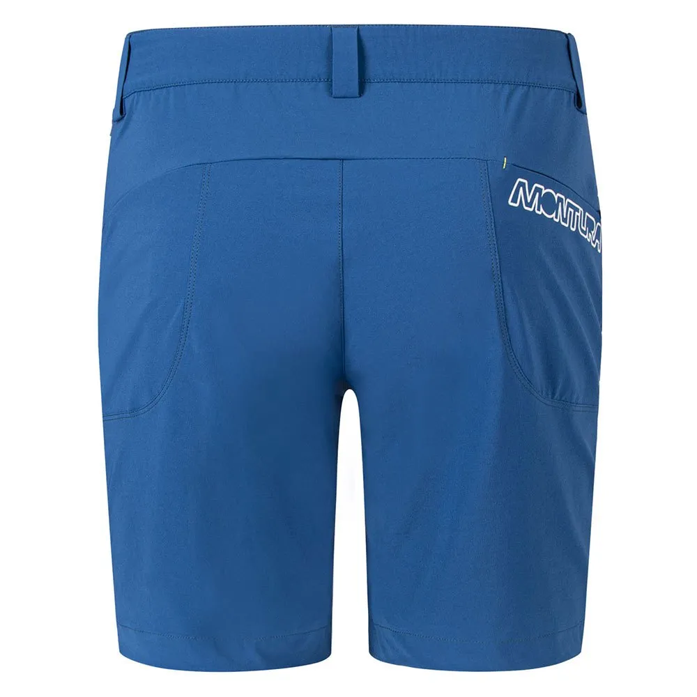 Montura Stretch Walk Kurze Hose, Deep blue / green lime Montura Stretch Walk Kurze Hose, Deep blue / green lime