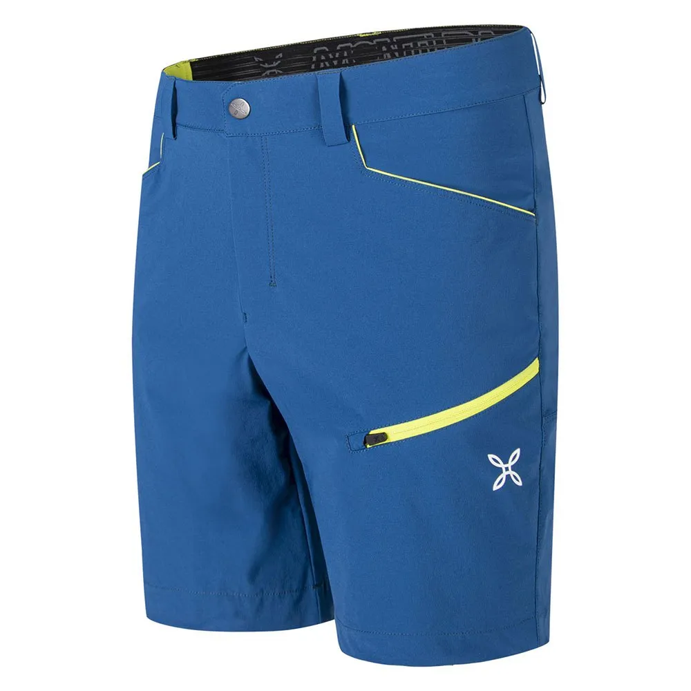 Montura Stretch Walk Kurze Hose, Deep blue / green lime Montura Stretch Walk Kurze Hose, Deep blue / green lime