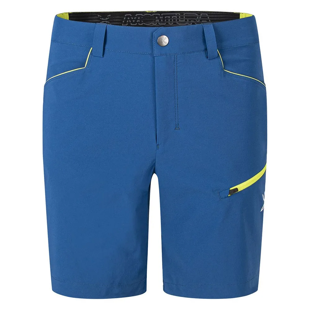 Montura Stretch Walk Kurze Hose, Deep blue / green lime Montura Stretch Walk Kurze Hose, Deep blue / green lime