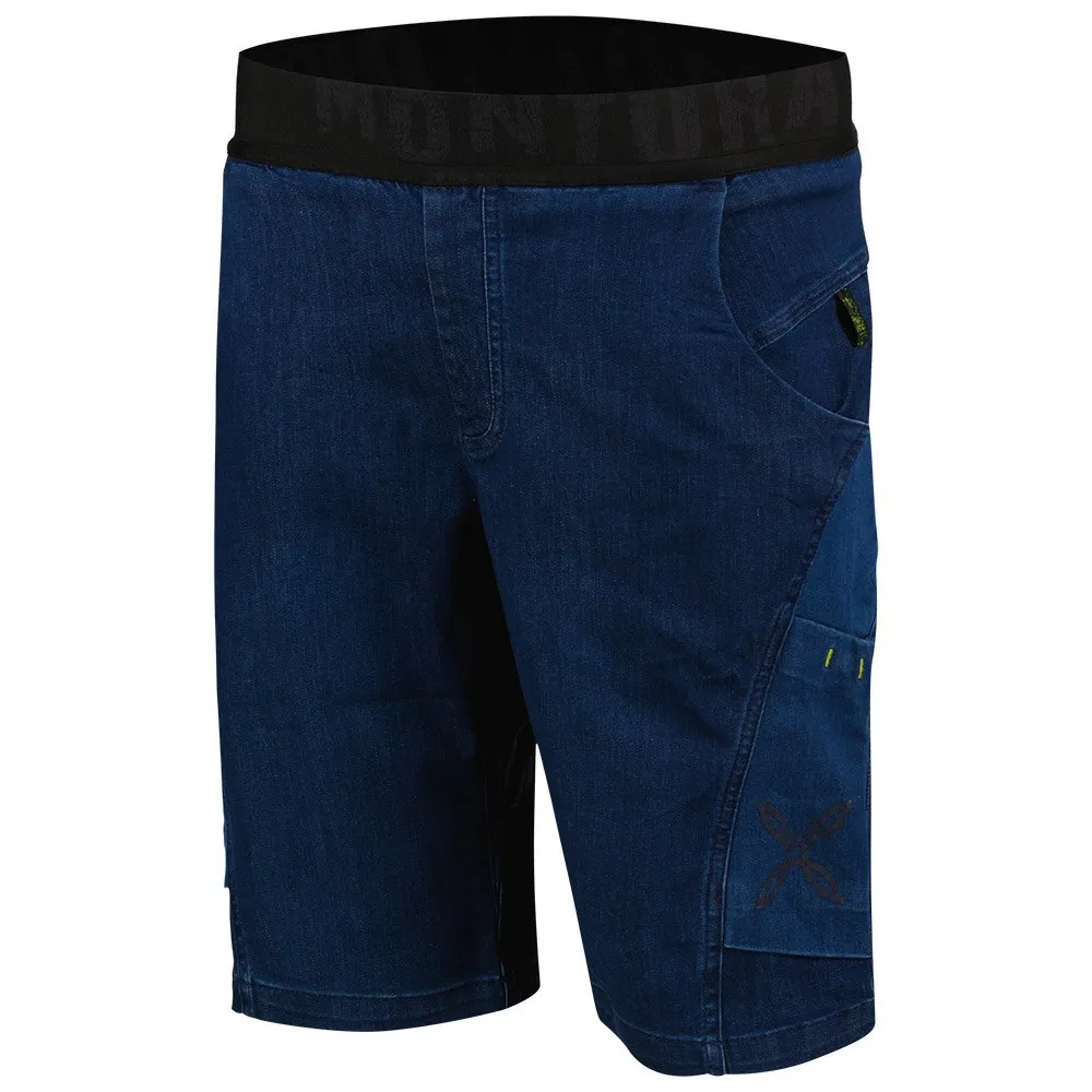 Montura Towa Kurze Jeans, Blu denim chiaro jeans