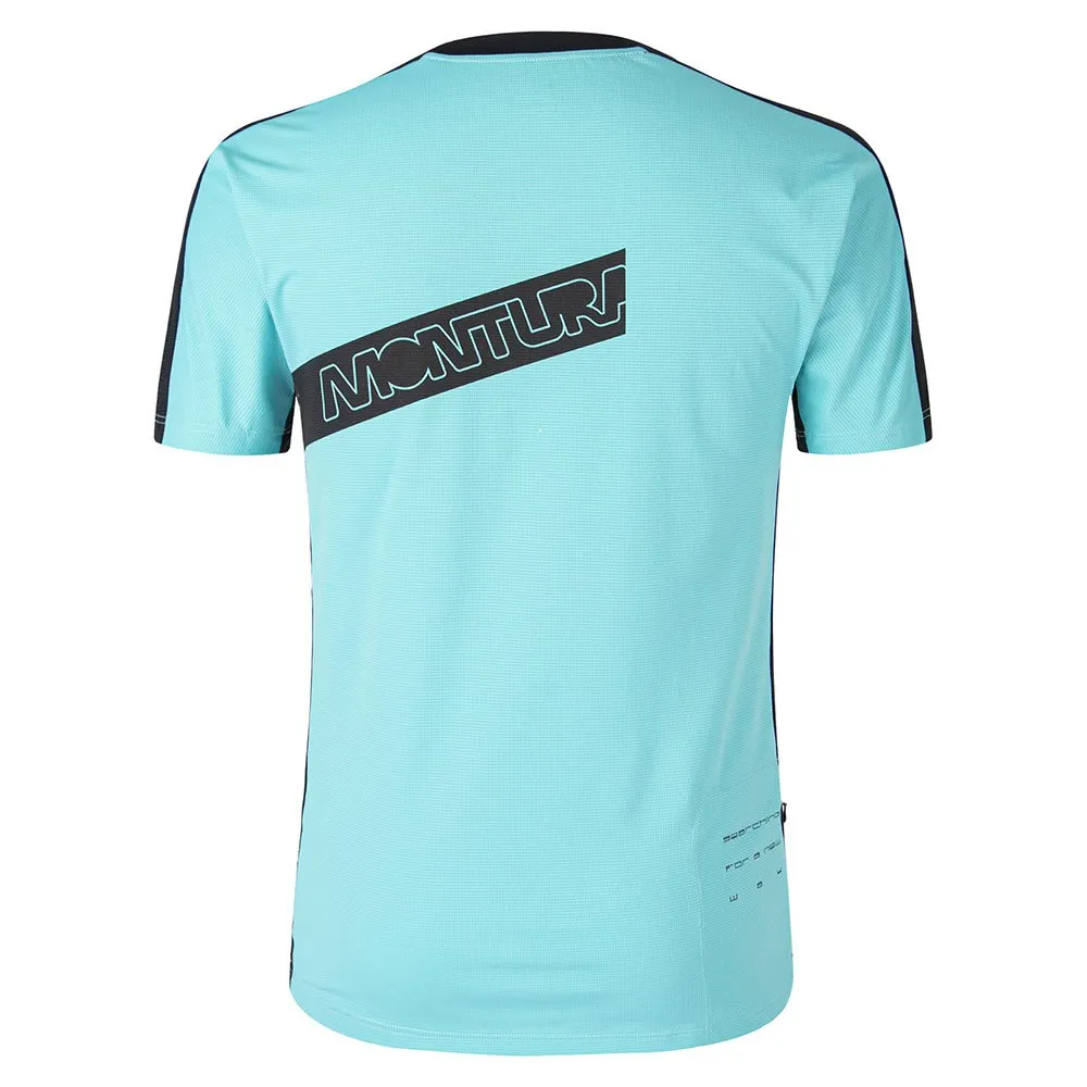 Montura Way Kurzarm-t-shirt, Care blue / black Montura Way Kurzarm-t-shirt, Care blue / black
